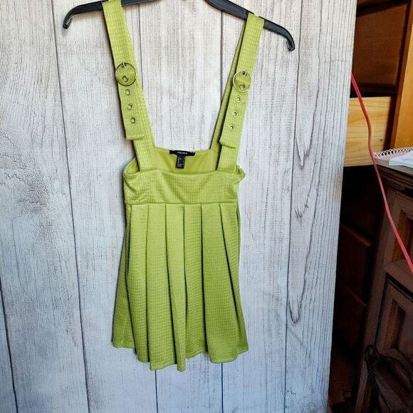 Adorable Forever 21 Checkered Suspender Skirt Size Small EUC - Picture 5 of 13